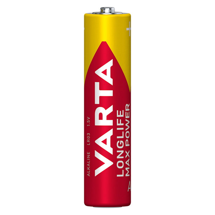 Varta Longlife Max Power AAA LR03, Pack de 4 unidades