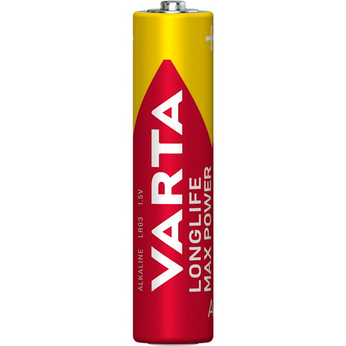 Varta Longlife Max Power AAA LR03, Pack de 4 unidades