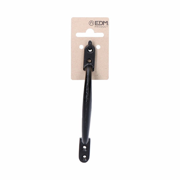 Edm Tirador de puerta de acero acabado negro 155 mm Edm Tirador de puerta de acero acabado negro 155 mm