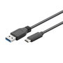 Edm Cable USB-A a USB-C 1 m Negro