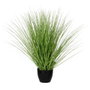Mica Decorations Maceta Hierba Verde 11,5 x 50 cm Plástico PVC Alta Calidad Efecto Natural