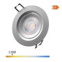 Edm Downlight LED empotrable redondo 5W 3200K luz cálida cromado ø9 cm