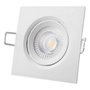 Edm Downlight LED empotrable cuadrado 5 W 3200 K Blanco 9 x 9 cm