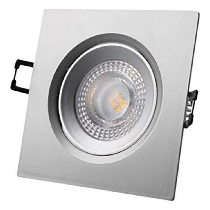 Edm Downlight LED empotrable cuadrado 5W 3200K cromo Edm Downlight LED empotrable cuadrado 5W 3200K cromo