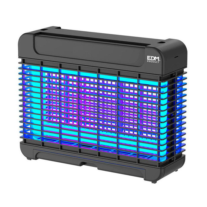 EDM Mata Insectos Profesional Electrónico LED, 10W, Área 100 m², 31.6x10x26.3 cm, Color Negro, Tecnología Smart, Interior, Incluye Cepillo y Cadena EDM Mata Insectos Profesional Electrónico LED, 10W, Área 100 m², 31.6x10x26.3 cm, Color Negro, Tecnología Smart, Interior, Incluye Cepillo y Cadena