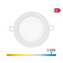 Edm Mini downlight led empotrable redondo 6 W luz fría blanco ø11,7 cm