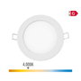 Edm Mini downlight LED empotrable redondo 6 W 4000 K blanco