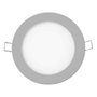 Edm Mini downlight led empotrable redondo 6W 6400K luz fría cromo ø11,7 cm