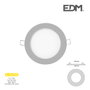 Edm Mini downlight led empotrable redondo 6W 4000K Cromado ø11,7 cm