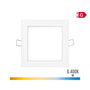 Edm Mini downlight LED empotrable cuadrado 6 W 6400 K Blanco