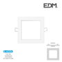 Edm Mini downlight LED empotrable cuadrado 6 W 6400 K Blanco