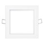 Edm Mini downlight LED empotrable cuadrado 6 W 6400 K Blanco