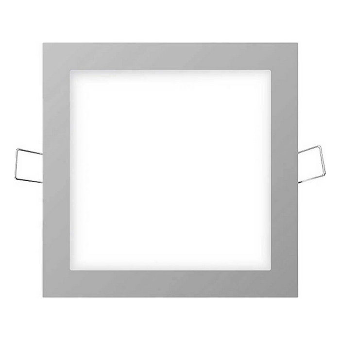 Edm Mini downlight LED empotrable cuadrado 6W luz fría cromo Edm Mini downlight LED empotrable cuadrado 6W luz fría cromo