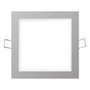 Edm Mini downlight LED empotrable cuadrado 6W 4000K Cromo