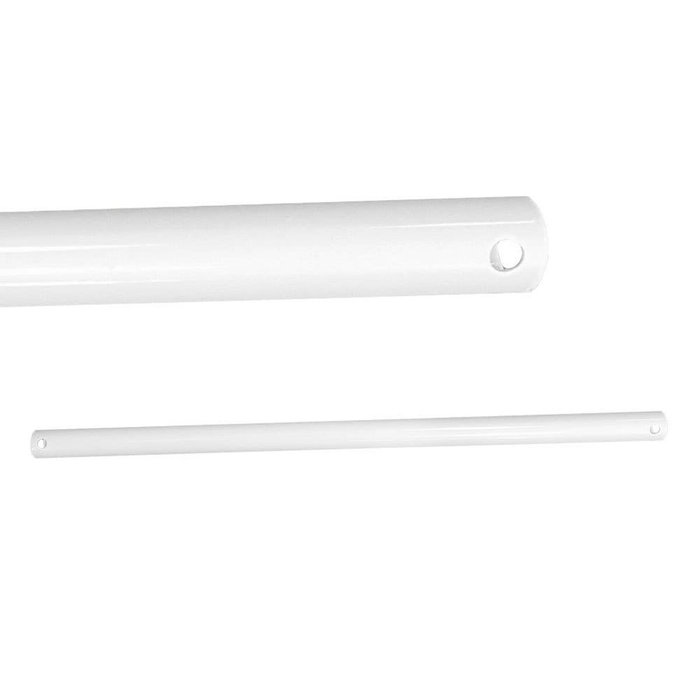 Edm Tubo prolongador de 60 cm blanco para ventilador de techo