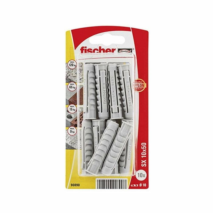 Fischer Taco SX Plus ø10 x 50 mm, blíster de 10 unidades