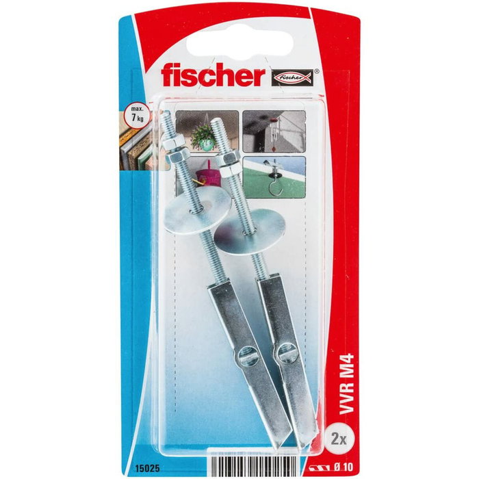 Fischer Taco VVR M4K Ø 10 mm (Blister de 2 unidades) Fischer Taco VVR M4K Ø 10 mm (Blister de 2 unidades)