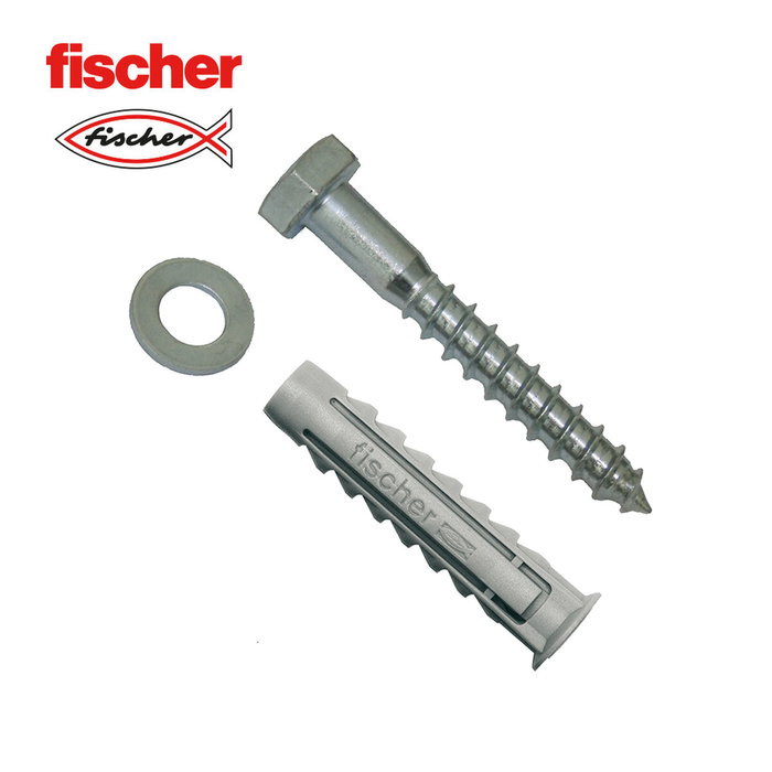 Fischer Tacos WL ø10 x 80 mm + Tornillos ø10 x 80 mm, Blíster de 2 unidades