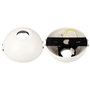 Edm Floron Recambio Ventilador Aluminio Blanco Compatible con Referencia 33809