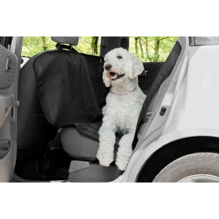 Dogs Collection Protector para asiento de coche negro poliéster 135 x 145 cm Dogs Collection Protector para asiento de coche negro poliéster 135 x 145 cm