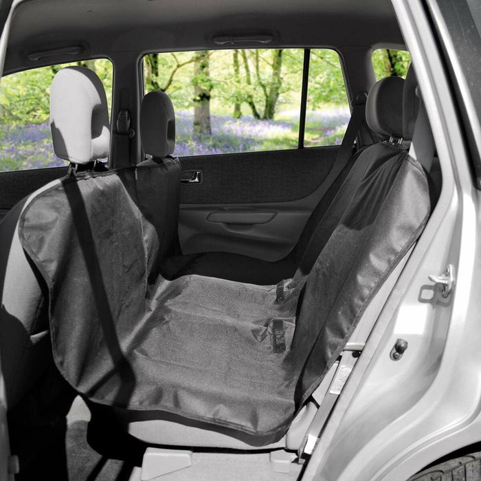 Dogs Collection Protector para asiento de coche negro poliéster 135 x 145 cm Dogs Collection Protector para asiento de coche negro poliéster 135 x 145 cm