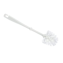 Escobilla para WC de plástico PVC blanca