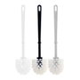 Escobilla para WC de plástico PVC blanca