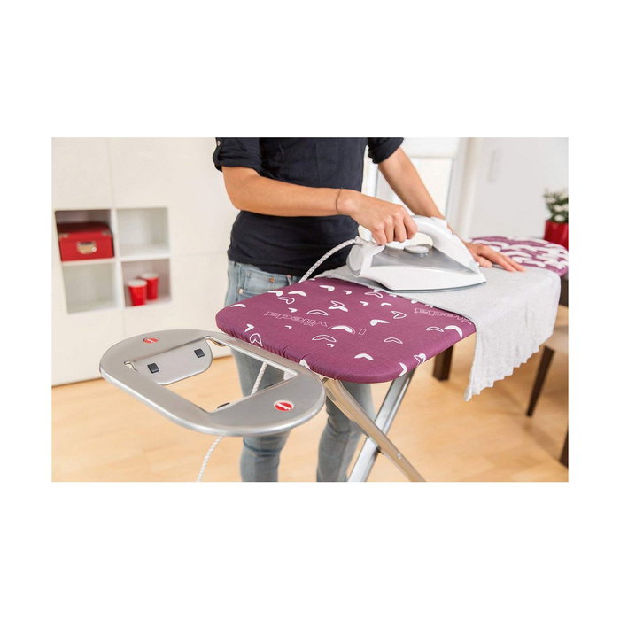 Tabla de Planchar Vileda Smart Rosa Acero Inoxidable (114 x 34 cm)