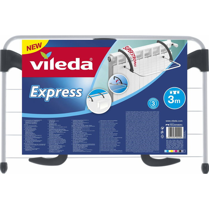 Vileda Tendedero de radiador Express con 3 m de tendido
