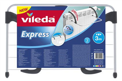Vileda 157334 Tendedero Radiador Express Plegable para Secar Ropa