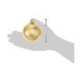 Decoris Caja de 12 bolas doradas decorativas para árbol de Navidad Ø6 cm