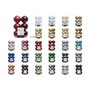 Decoris Bolas de navidad plata ø6 cm, caja 12 uds