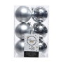 Decoris Bolas de navidad plata ø6 cm, caja 12 uds