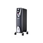 Edm Radiador sin aceite Black Edition 1000W 6 elementos modelo 24x37x64cm
