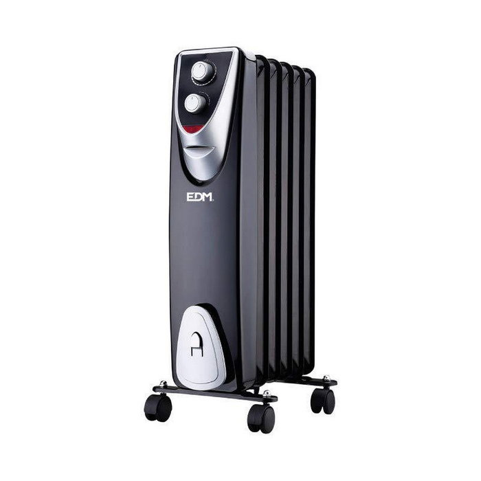 Edm Radiador sin aceite Black Edition 6 elementos 1000 W