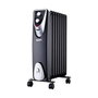 Edm Radiador sin aceite Black Edition 8 elementos 1500 W