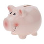 Hucha cerdito rosa 115 x 91 x 91 mm
