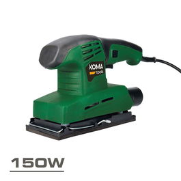 Koma Tools Lijadora Orbital Eléctrica LO-150, 150W, 0-11000 rpm, 252x158 mm, Incluye Lija y Boquilla de Aspiración