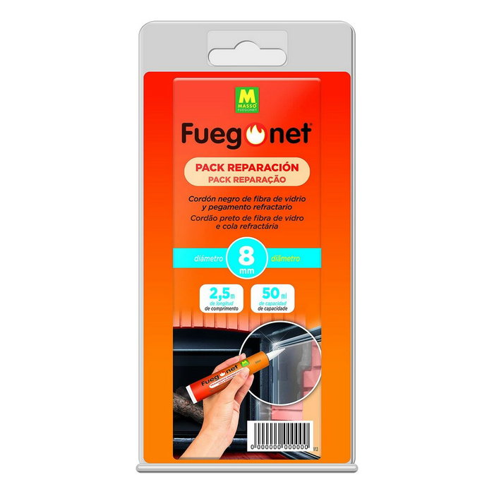 Massó Kit de reparación: cordón aislante ø8 mm x 2,5 m + adhesivo 50 ml Massó Kit de reparación: cordón aislante ø8 mm x 2,5 m + adhesivo 50 ml