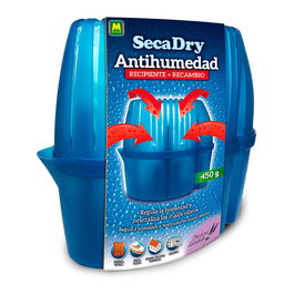 Massó Antihumedad Recipiente + Recambio 450 g, Regula la Humedad Ambiental