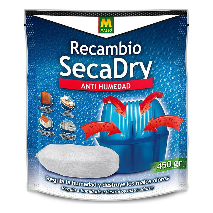 Massó Recambio Secadry Antihumedad 450 g Azul Massó Recambio Secadry Antihumedad 450 g Azul