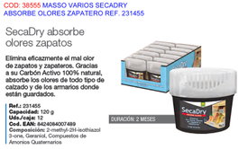 Massó Secadry Absorbe Olores para Zapatos
