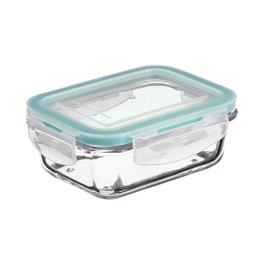 5Five Fiambrera de cristal 1730 ml Transparente / azul