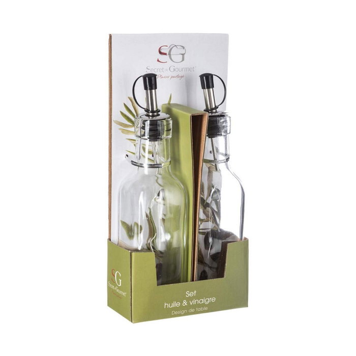 Secret Of Gourmet Set de Aceitera y Vinagrera de Cristal 160 ml Secret Of Gourmet Set de Aceitera y Vinagrera de Cristal 160 ml