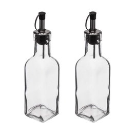 Secret Of Gourmet Set de Aceitera y Vinagrera de Cristal 160 ml