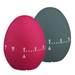 Collections Colors Temporizador tipo huevo con tacto de goma colores surtidos ø7,5 cm