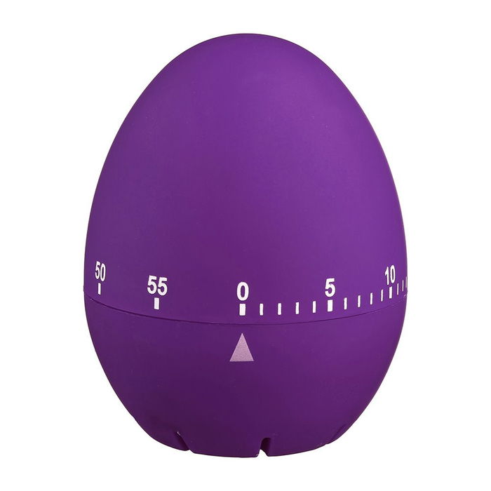 Collections Colors Temporizador de cocina tipo huevo con tacto de goma, Ø7,5 cm, Colores surtidos