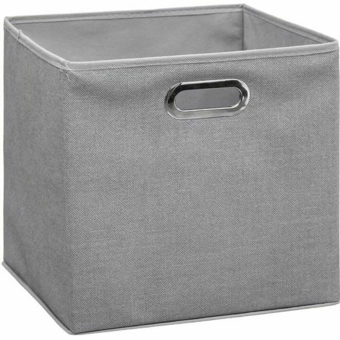 5Five Caja organizadora gris claro para estantería 31 x 31 cm