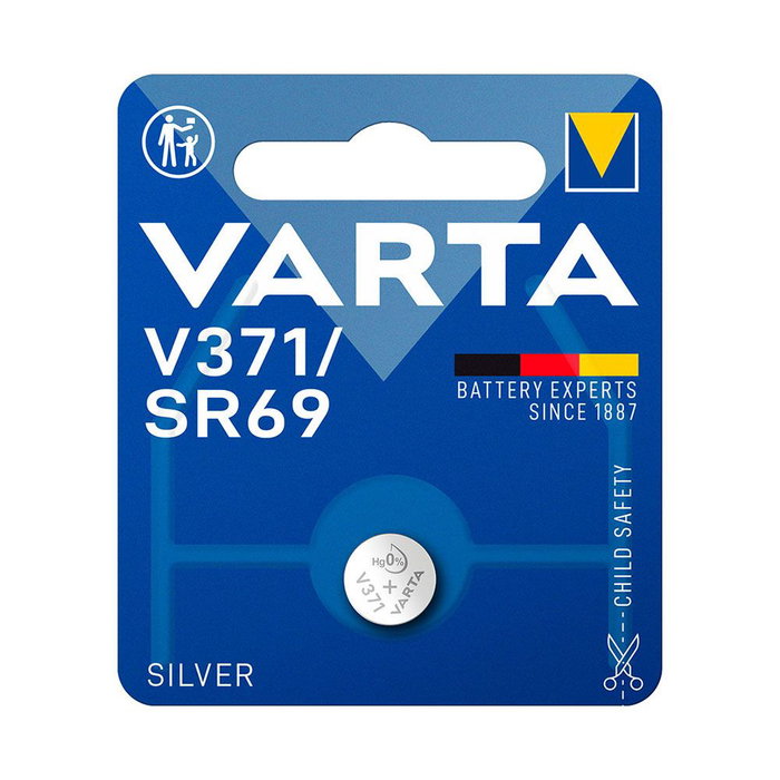 Varta Pila de Botón V371/SR69 de Óxido de Plata 1,55 V