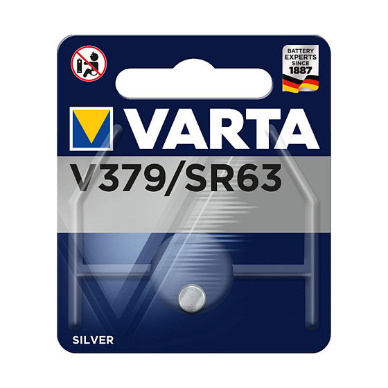 Varta Micro pila de botón V379 SR63 1,55 V Varta Micro pila de botón V379 SR63 1,55 V